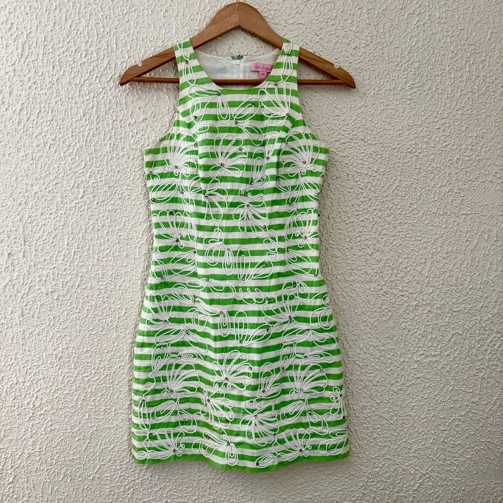 Lilly Pulitzer Embroidered Rhinestone Dress - Picture 2 of 7